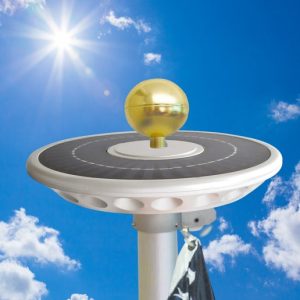 solar powered flagpole light 136 ultra power led's