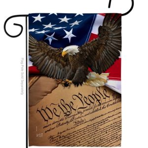 we the people americana eagle garden flag