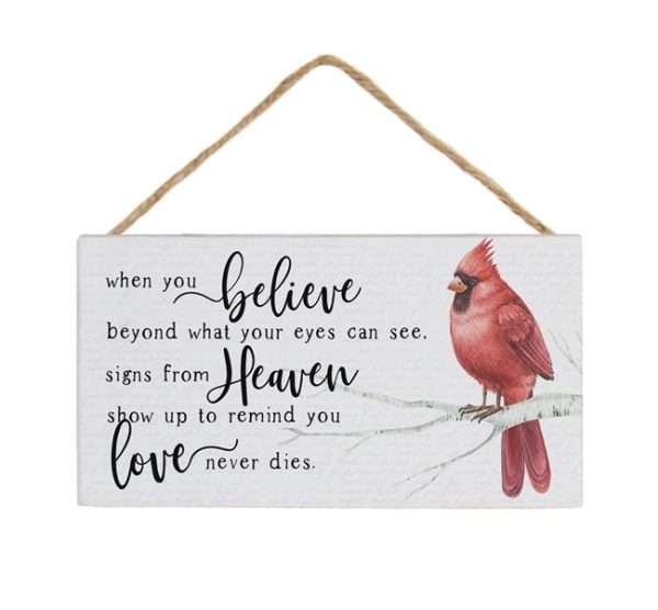 when you believe cardinal sign