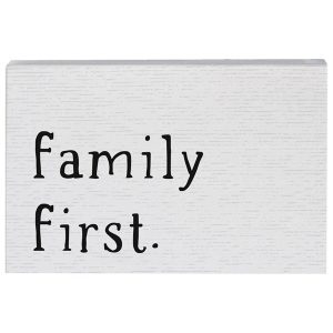 family first decorative board small talk rectangle