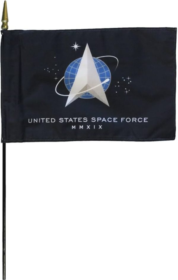 u.s space force stick flag