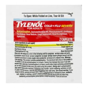 tylenol packets