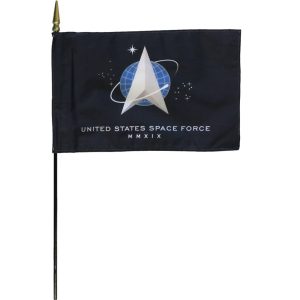u.s space force stick flag