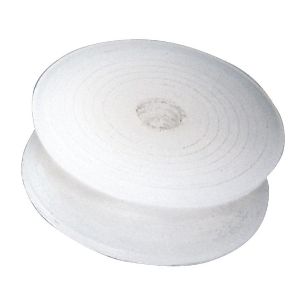 white nylon rope pulley