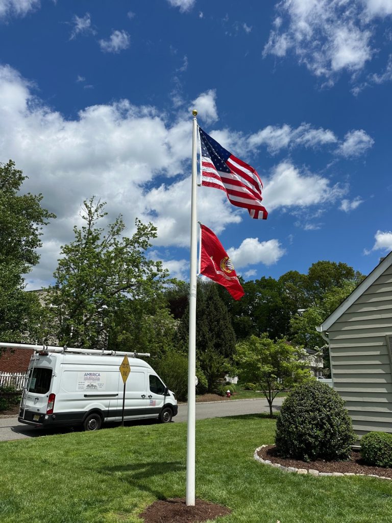 flagpole repair, washington township
