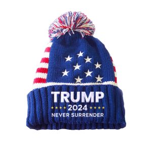 trump never surrender beanie