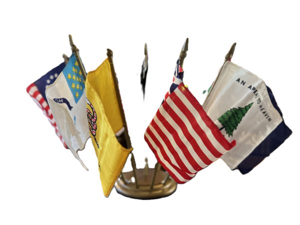 historical u.s. stick flag set