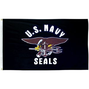 3'x5' e poly u.s. navy seals flag