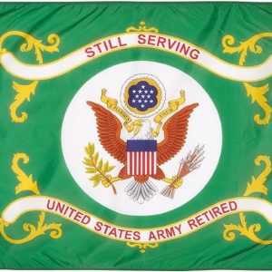 army retired 3'x5' flag