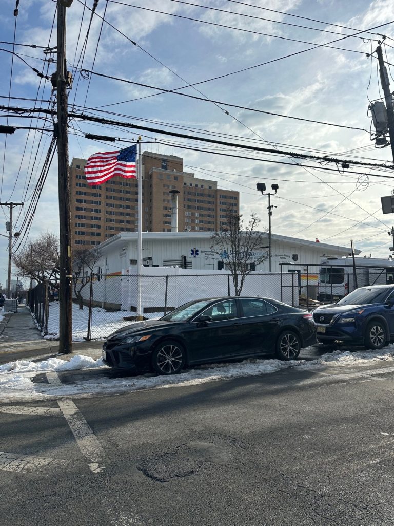 Flagpole Installation at EMS Center