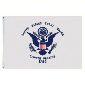 u.s. coast guard 4'x6' nyl glo flag