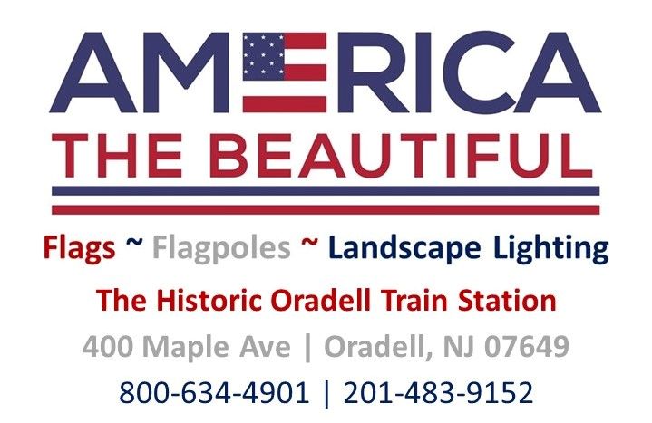 America The Beautiful Flags & Flagpoles logo, a local American flag store in Oradell NJ