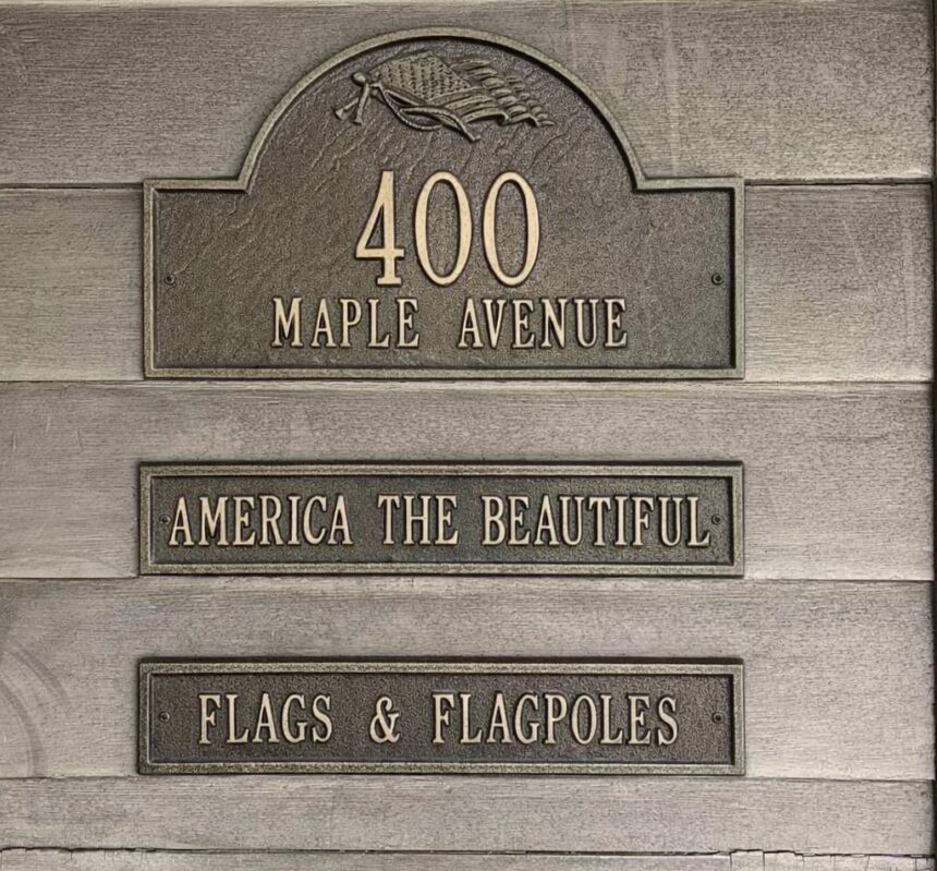 America The Beautiful Flags & Flagpoles at 400 Maple Ave Oradell NJ Exterior view of America The Beautiful Flags & Flagpoles located at 400 Maple Ave in Oradell NJ