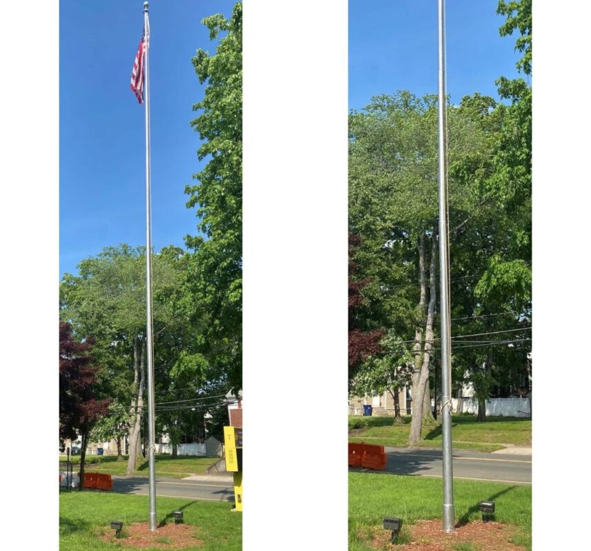 Flagpole Restoration Services – Before and After Results Restored Flagpole After Professional Restoration Services